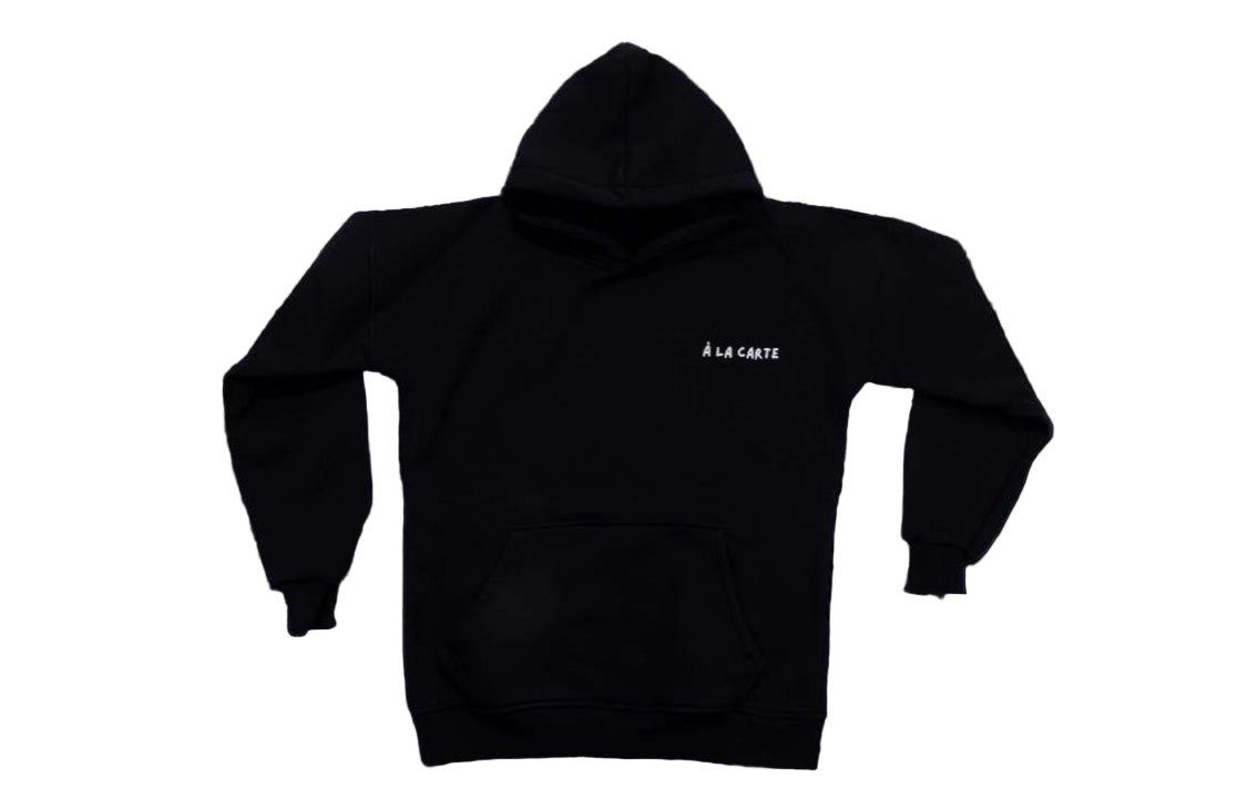 A La Carte Black Hoodie – The Sad Woman