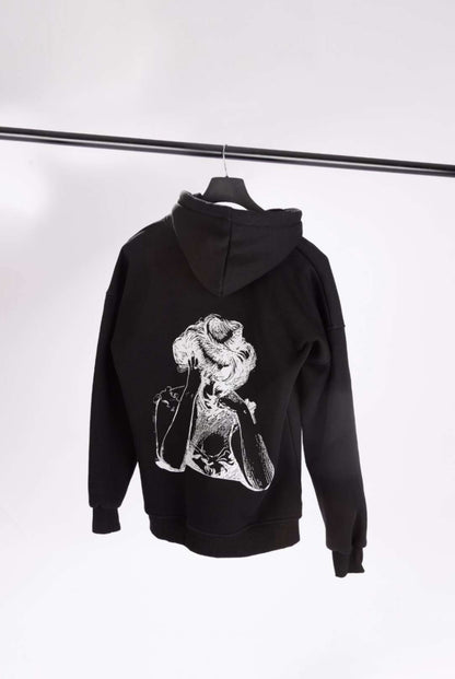 A La Carte Black Hoodie – The Sad Woman