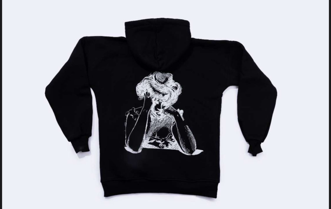 A La Carte Black Hoodie – The Sad Woman